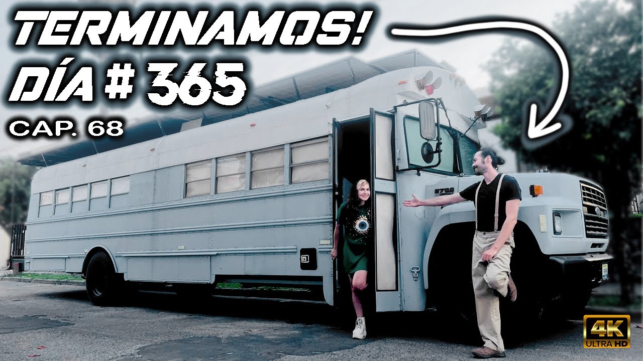😱 DE AUTOBÚS A CASA EN 365 DÍAS 🚌 Pareja de Jalisco convierten  AUTOBÚS EN CASA 🏡  DÍA # 365 🎉
