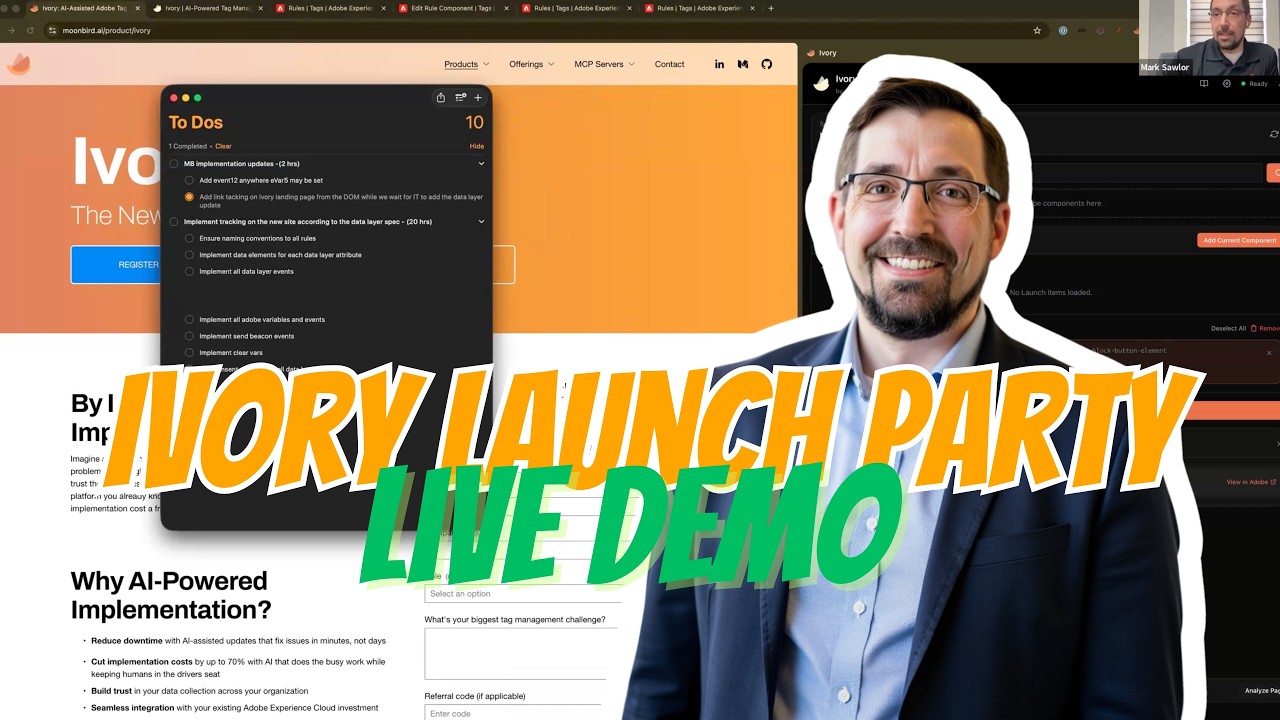 Ivory Launch Party Demo | AI-Powered Adobe Tags Co-Pilot | 20+ Hours of Work in 15 Minutes