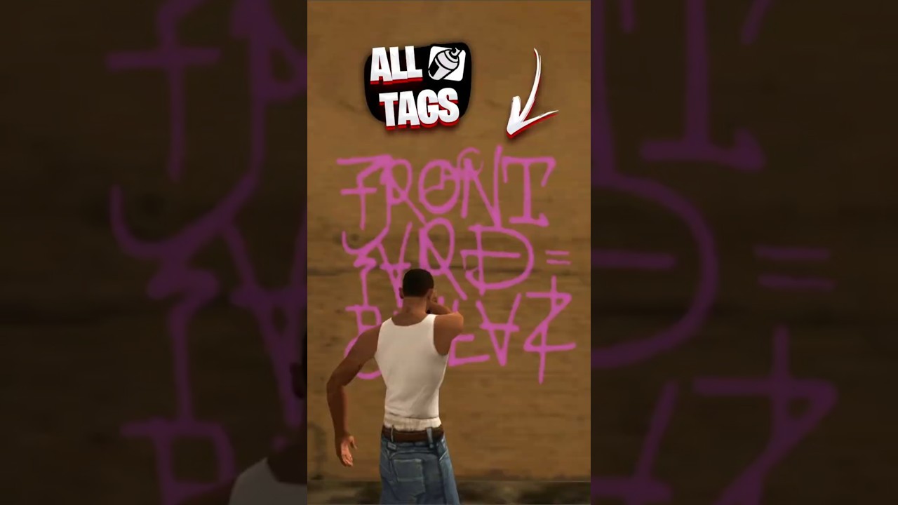 What Happens if CJ Finds All 100 Gang Tags in GTA San Andreas 🤔