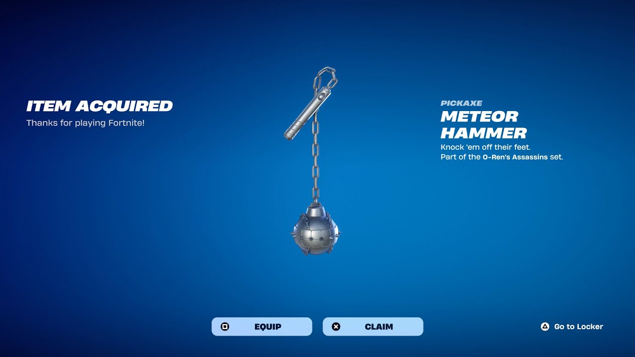 Как получить кирку «Метеоритный молот» ПРЯМО СЕЙЧАС БЕСПЛАТНО в Fortnite! (Бесплатная кирка «Мете...