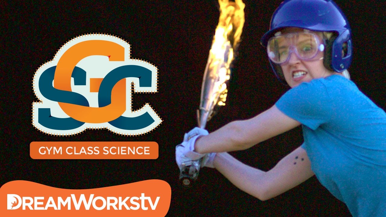 Baseball Bat on Fire | GYM CLASS SCIENCE