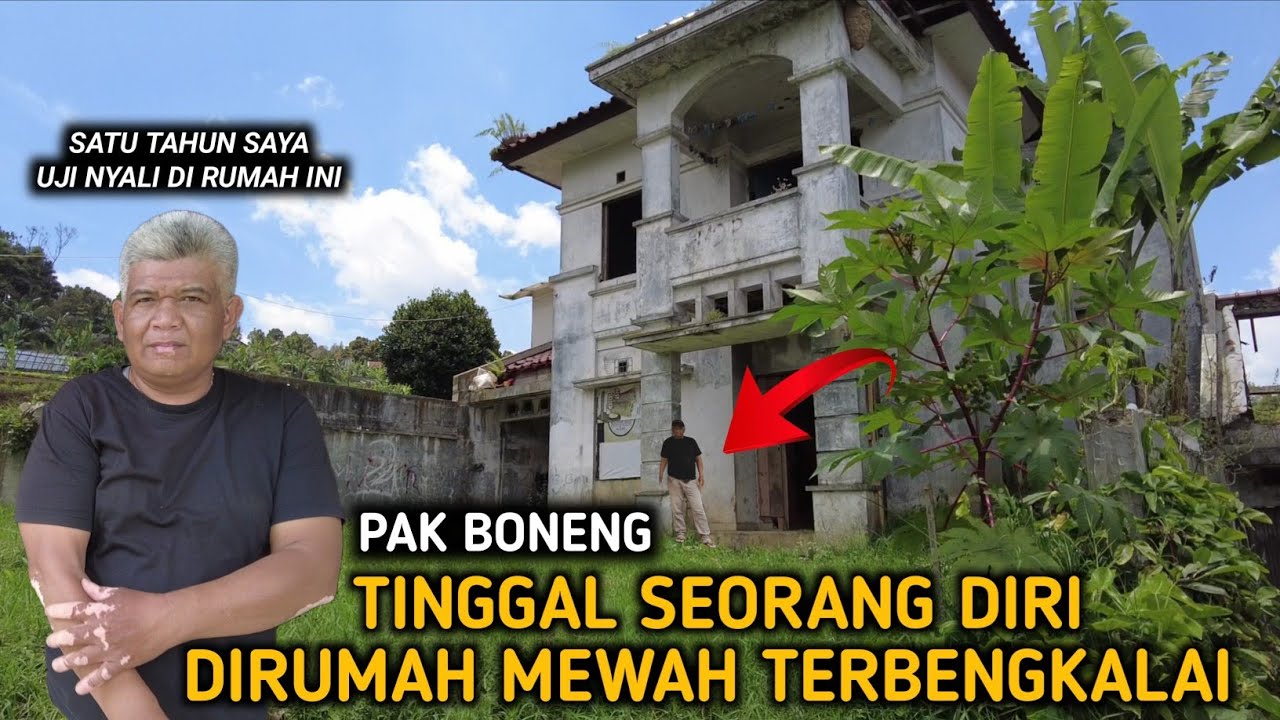 KAGET‼️DIKIRA RUMAH MEWAH TERBENGKALAI TERNYATA ADA ORANG YG TINGGAL SENDIRI PADAHAL TERKENAL ANGKER