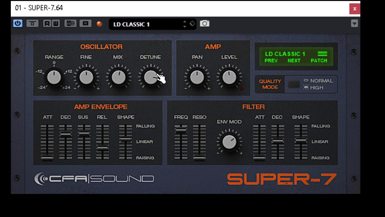 Synth [002] - Super-7 (CFA Sound) - Free VST Preset Demo