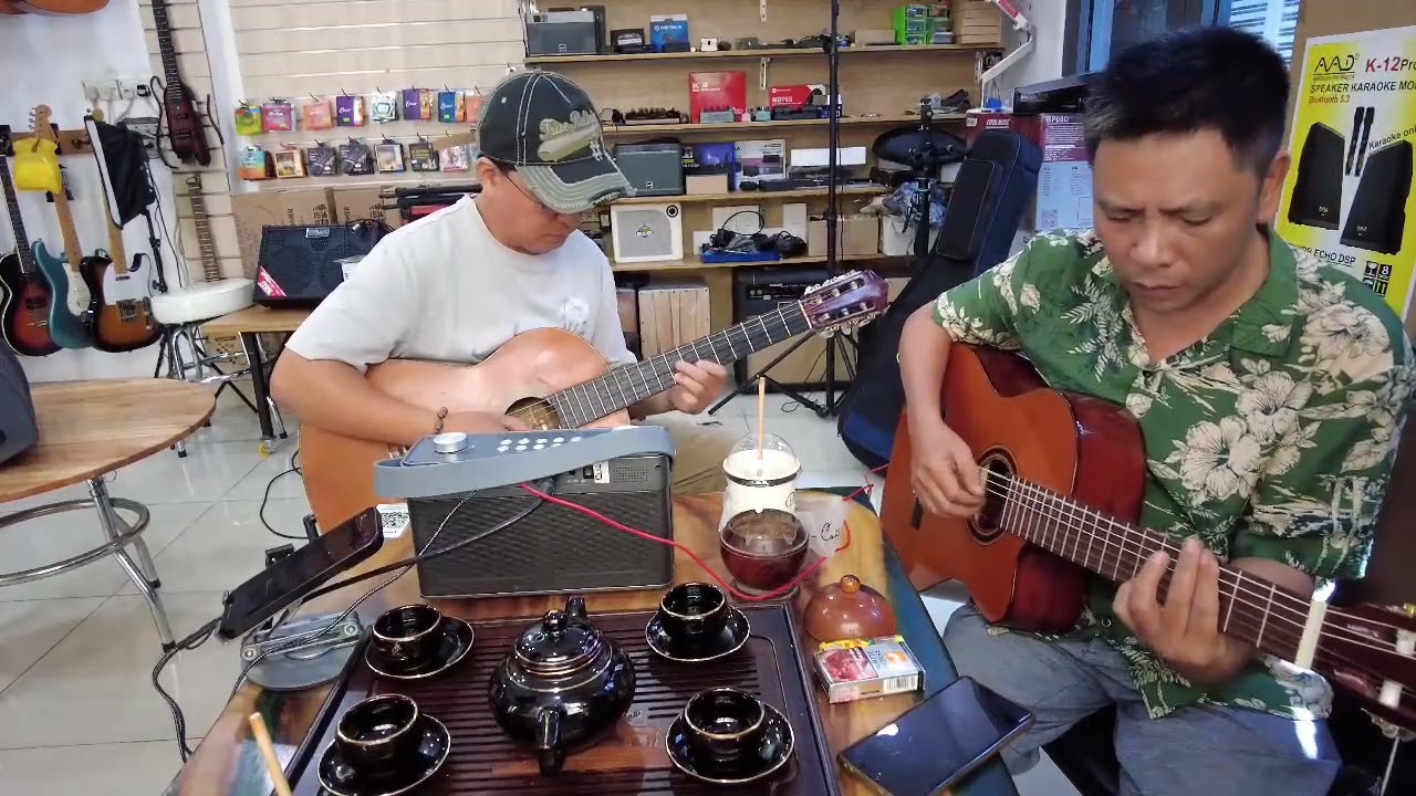 Besame mucho. Giao lưu dịp test loa Boxt Q5S.