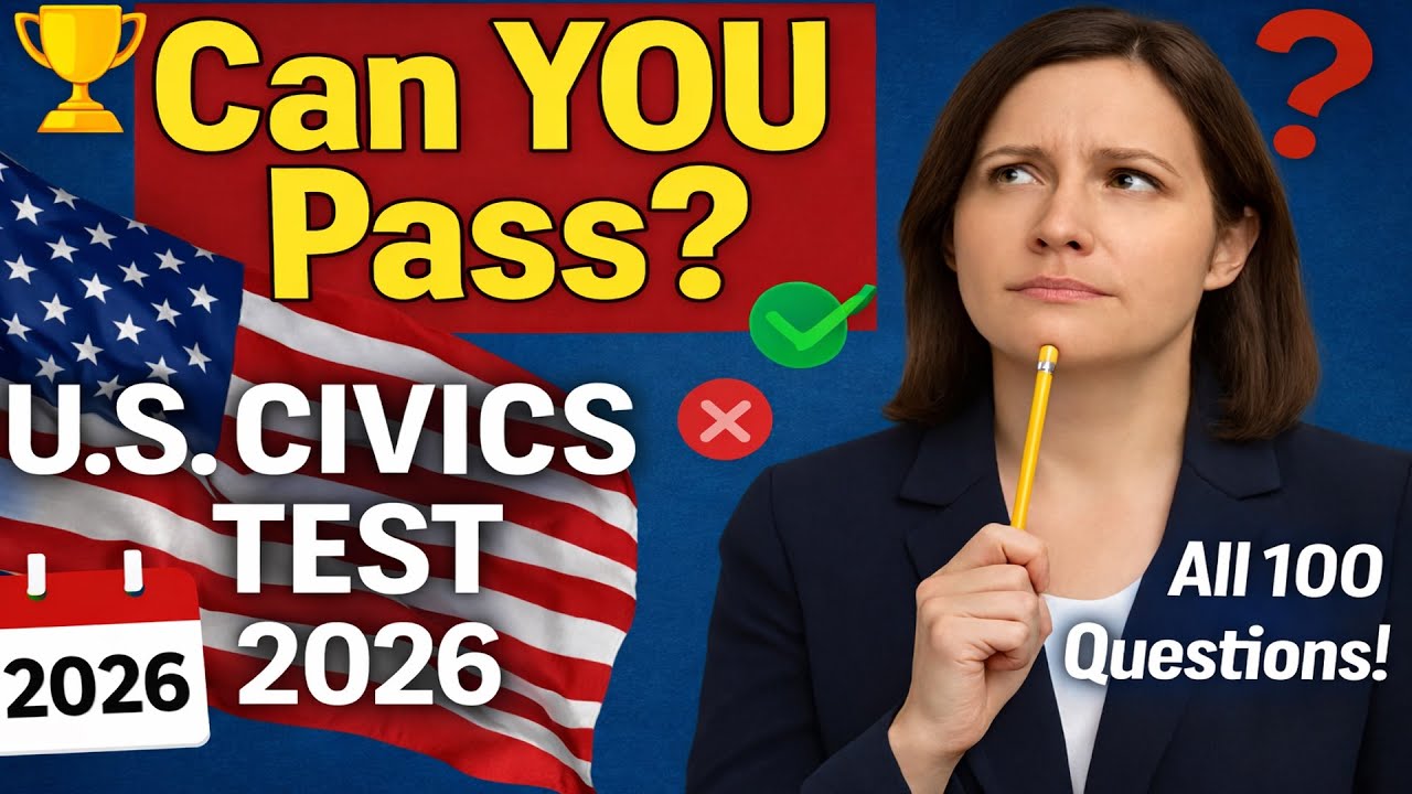 🏆 Can You Pass the U.S. Civics Test 2026? | Self-Test all 100 Civics Questions + One Answer Format