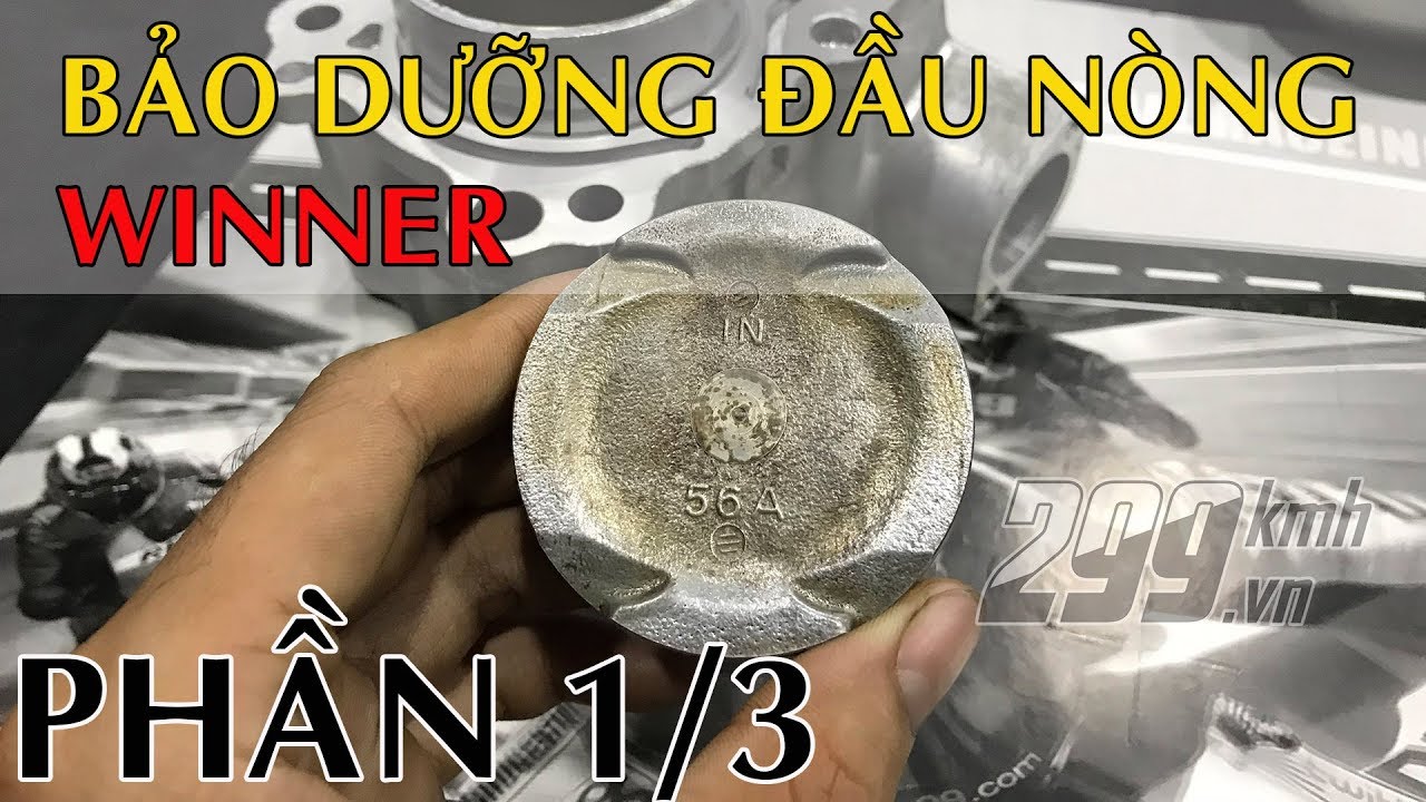 Bảo dưỡng động cơ Honda Winner sau 40.000km - Phần 1/3 - Rã máy, đo kiểm phụ tùng