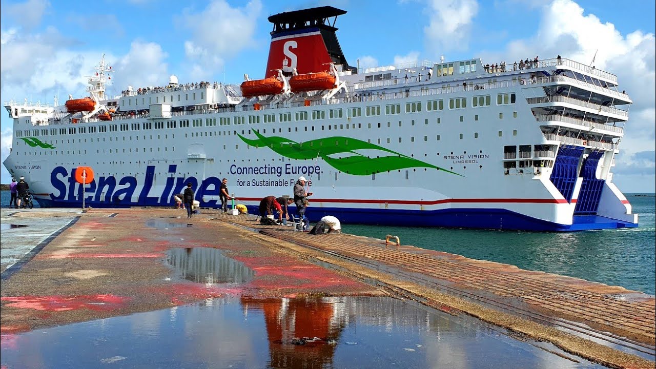 Stena Line Stena Vision arrival in Cherbourg 🇫🇷