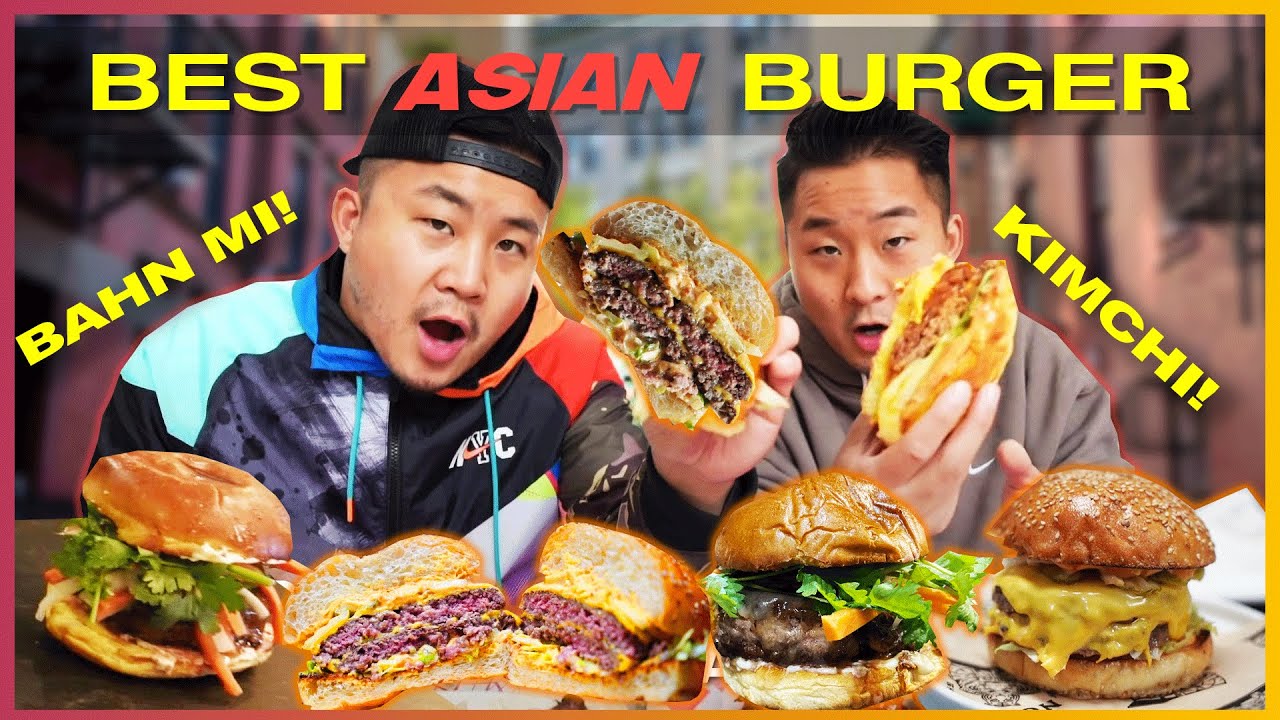 The Best ASIAN BURGER: Korean VS Vietnamese VS Filipino