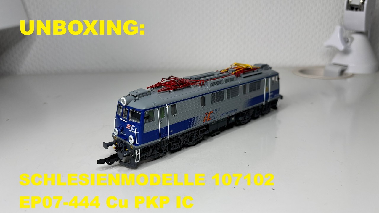 UNBOXING: SCHLESIENMODELLE 107102 EP07-444 Cu PKP IC