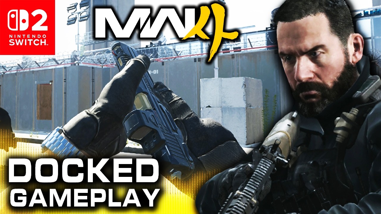 Первый взгляд на Modern Warfare 4 на Nintendo Switch 2 (геймплей в стационарном режиме)
