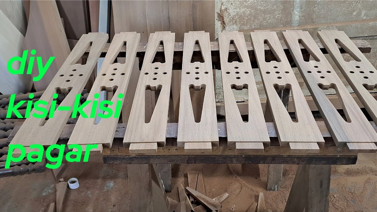 DIY Kisi-Kisi Pagar Jendela Kayu Motif Cantik | Tutorial Lengkap!