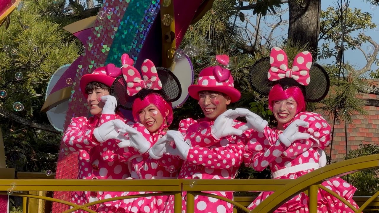 2026 ミニー@ファンダーランド　3rd 後方立見　トゥーンタウンから観た3rd停止〜通過まで