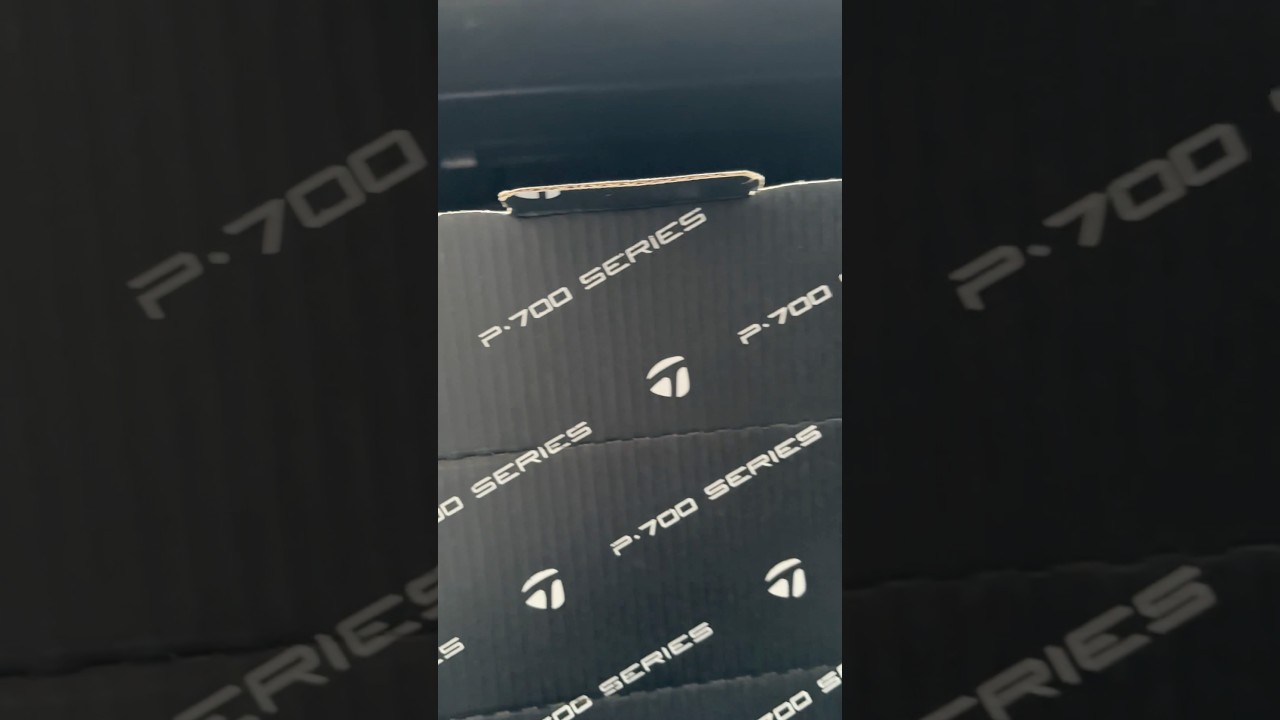 Unboxing my NEW Taylormade P-790 Irons ASMR style #youtubeshorts #golf #viralvideo #golfgear #asmr