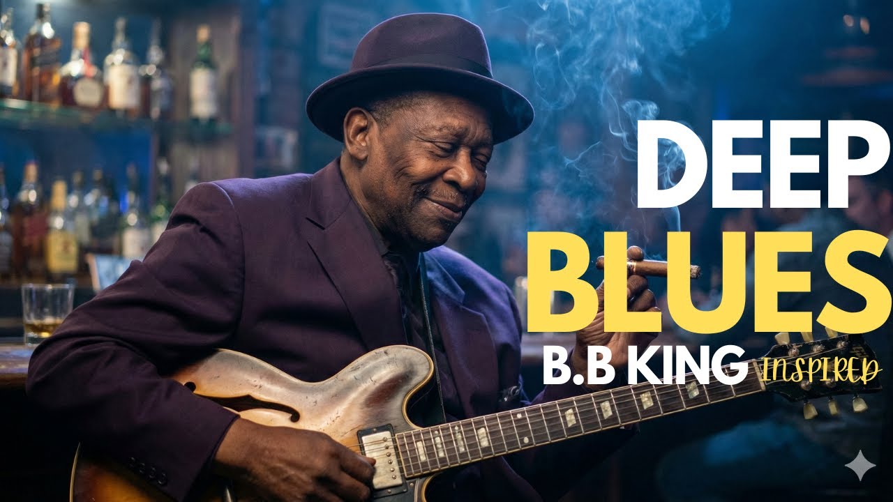 Ultimate Slow Blues LIVE | Guitar Crying in the Dark Night