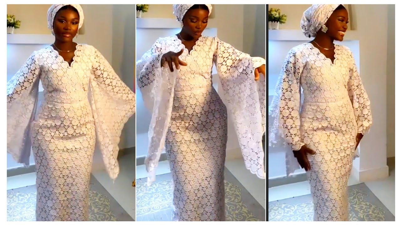 How To Cut And Sew This Beautiful Dress (Part 1).