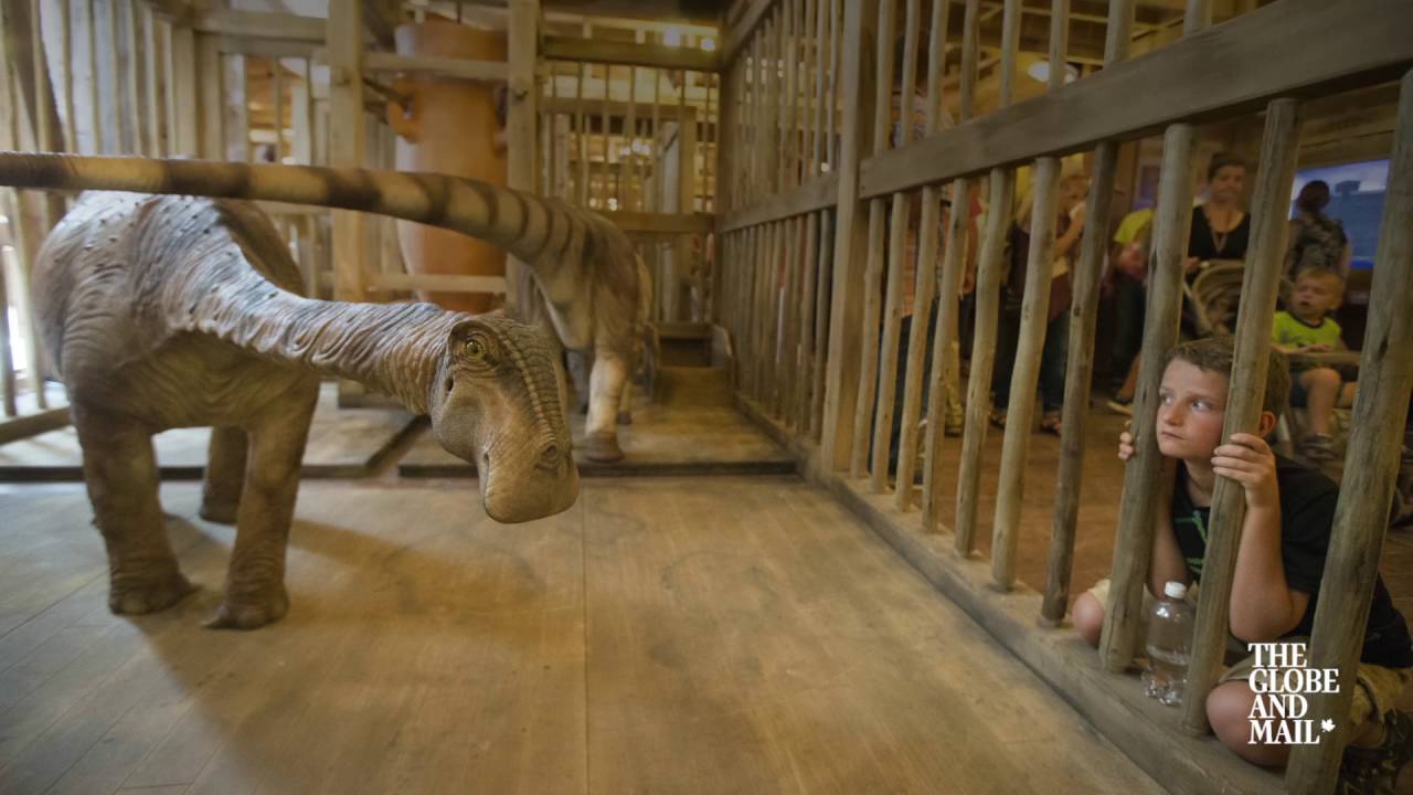 See inside the controversial life-sized Noah's ark replica