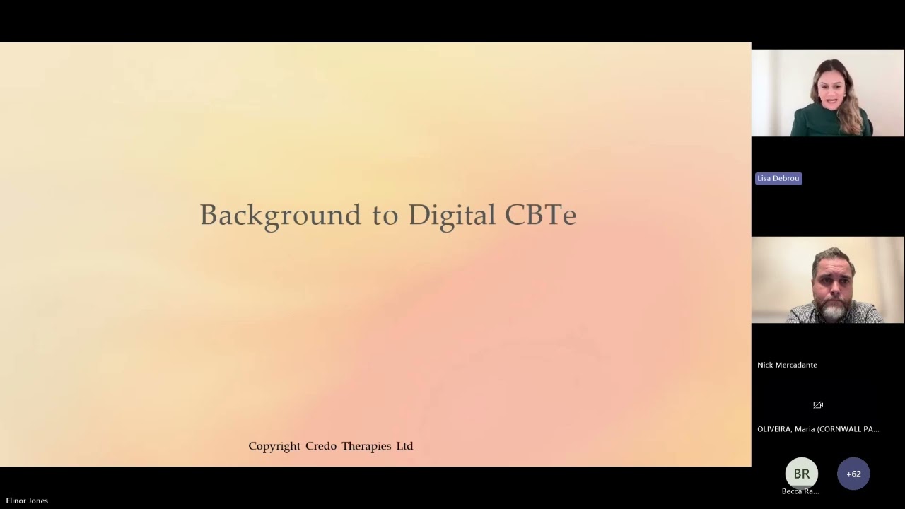 Credo Therapies Webinar
