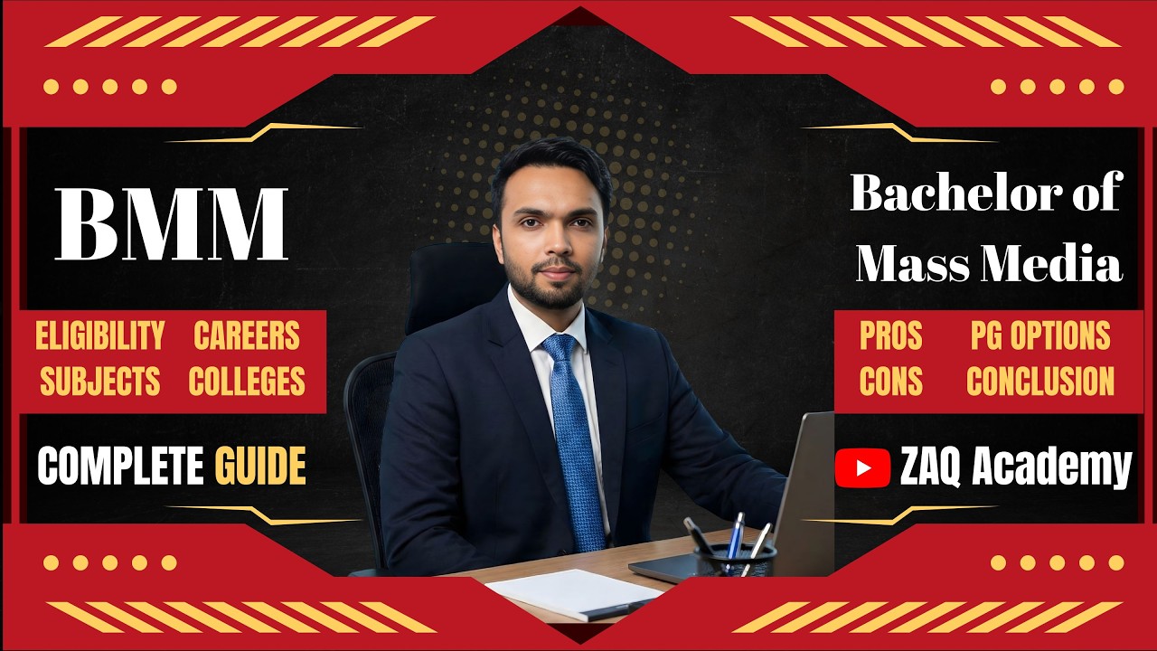 BMM | Bachelor of Mass Media | Journalism | Admission | Eligibility | Subject | Career Opportunities