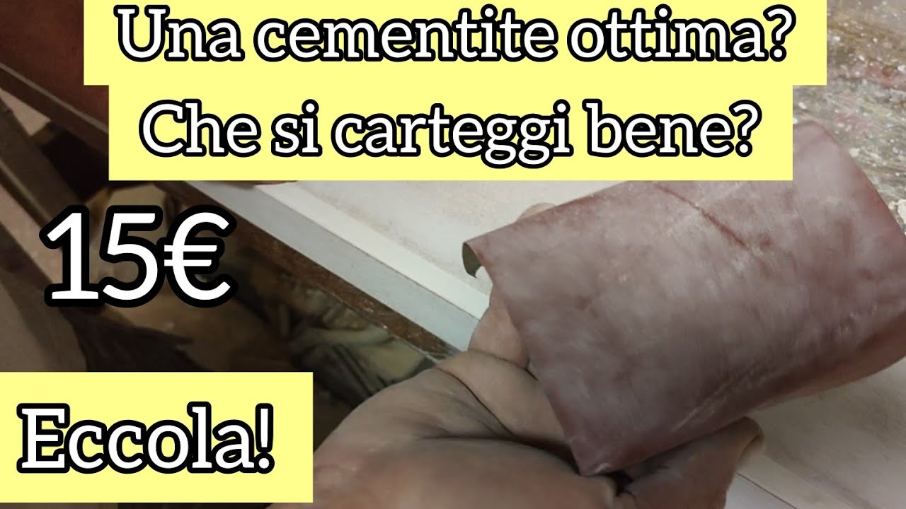 Cementite? Per me una delle migliori se non la migliore !NON SI IMPASTA!!E SI CARTEGGIA BENISSIMO!