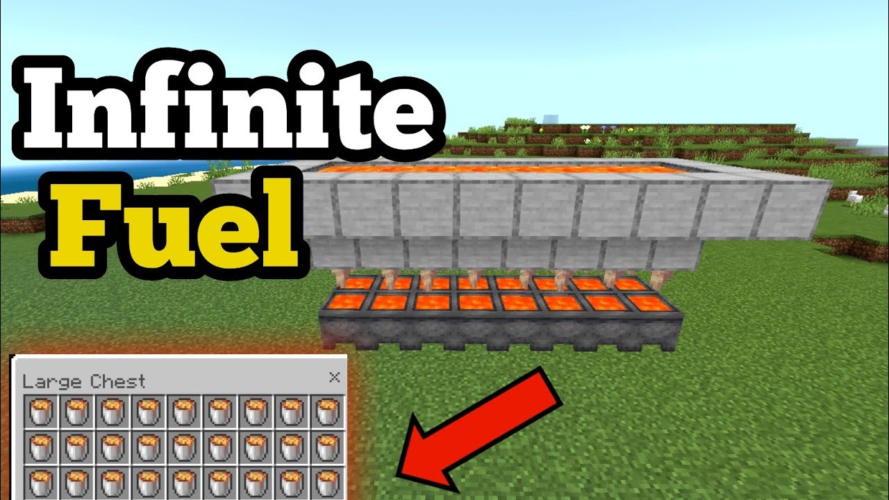 INFINITE Lava Fuel Farm in Minecraft! | Easy and efficient | Bedrock 1.21+ |