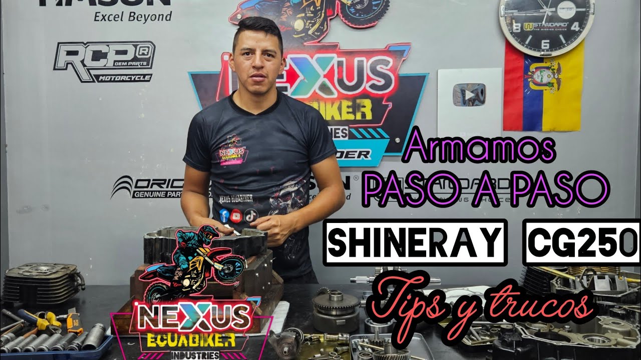 Armado Paso a paso MOTOR CG250Gy6i(Shineray Thor) Tips y trucos