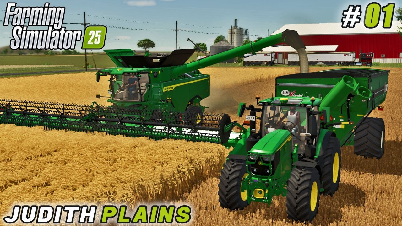 New Map, New Farm, First Harvest — Let’s Get to Work! 🌾🚛 | FS 25 | Judith Plains Montana | ep #01