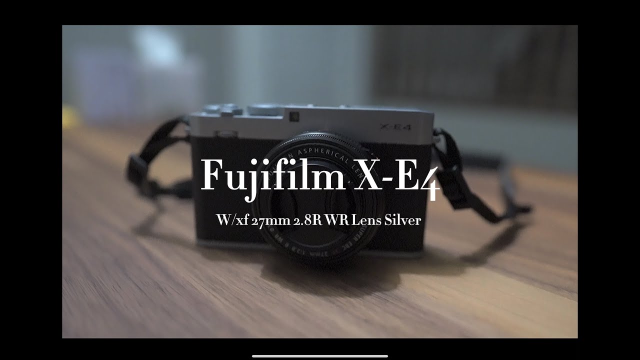 (Vlog.) Fujifilm x-e4 Unboxing video