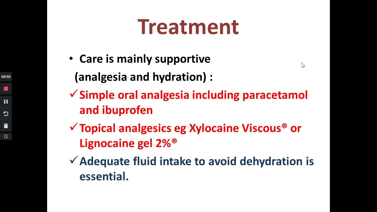Herpetic gingivostomatitis