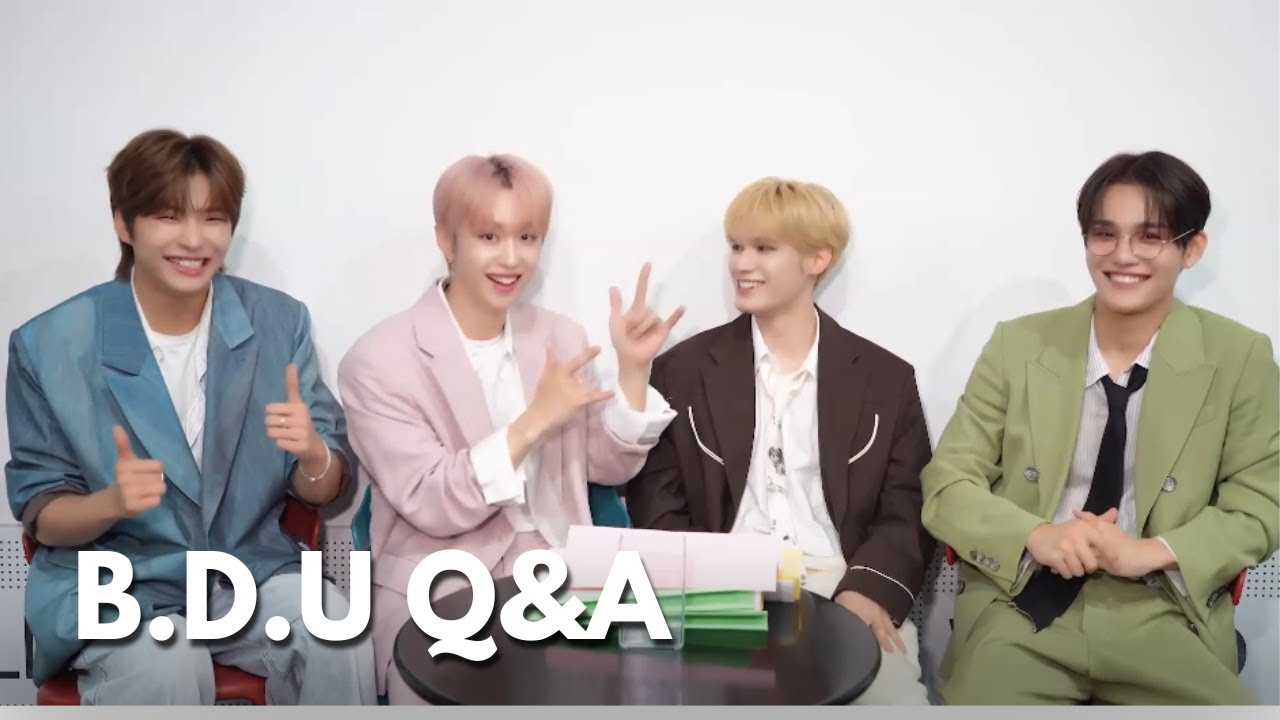⚡Q&A with B.D.U! ⚡