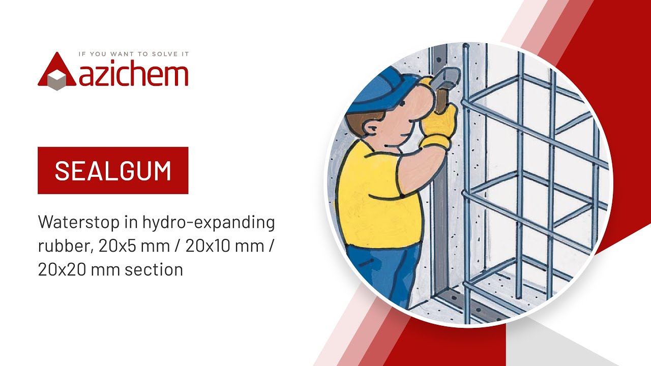 Sealgum - Waterstop in hydro-expanding rubber