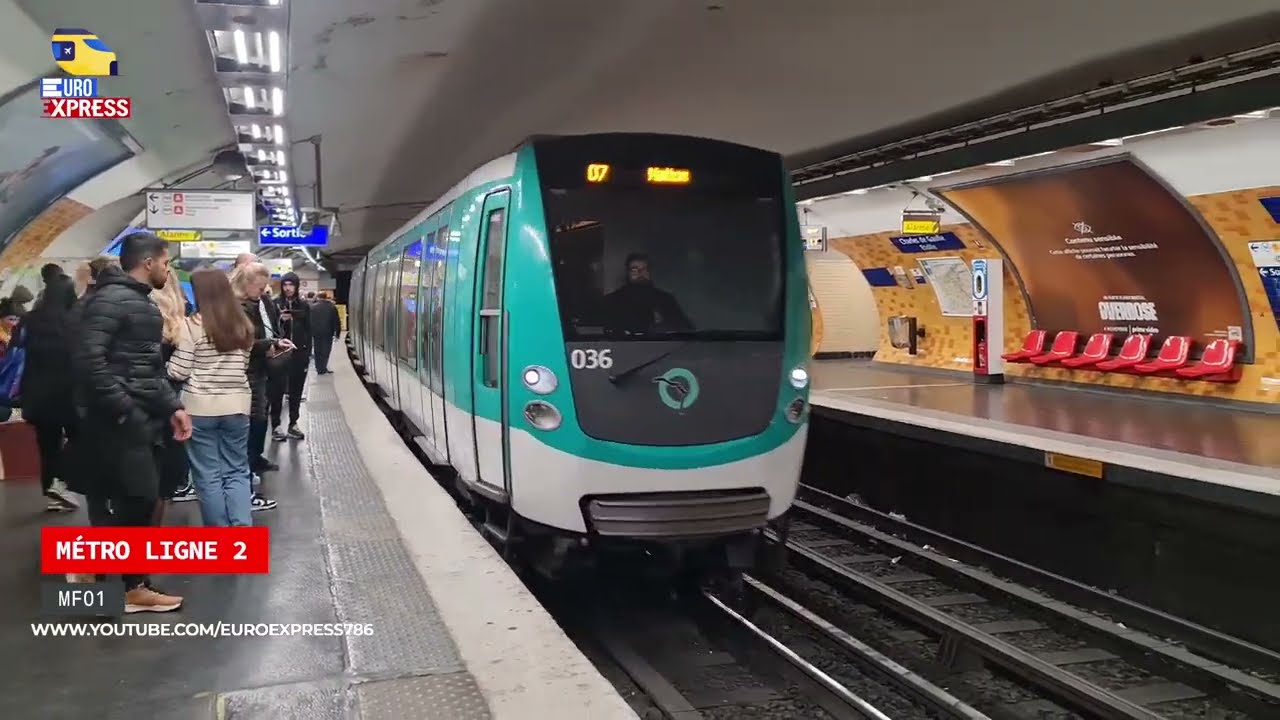 🇨🇵 Paris Metro Line 2/ MF01