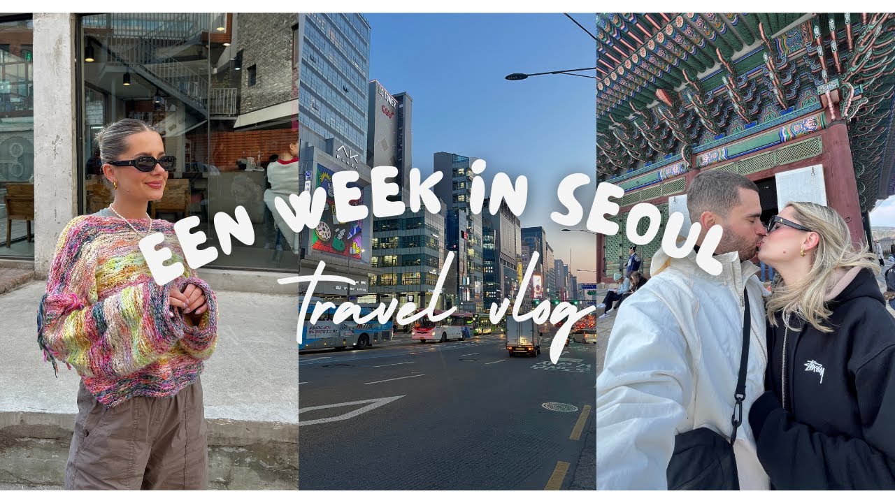 ONZE EERSTE WEEK IN KOREA! 7-eleven mukbang, streetfood & veel shoppen