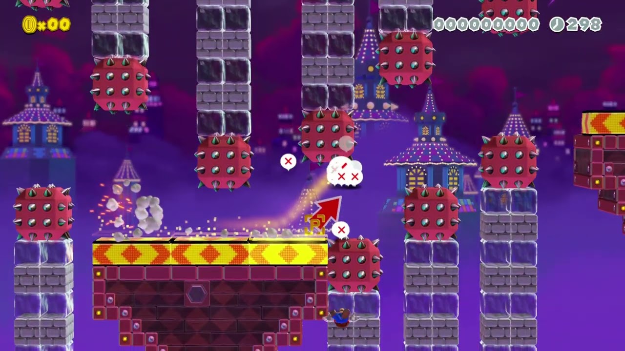 足跡2k目指して_光になって駆け抜けろ！☐light dash☐ [Become Light!] by ɛ αиøи. ɜ√ [e anon. 3] 🍄Super Mario Maker 2 #dte