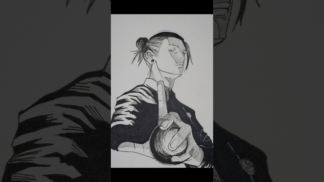 JUJUTSU KAISEN 呪術廻戦 I Drawing Getou Suguru  夏油傑 #1 #jujutsukaisen #getou