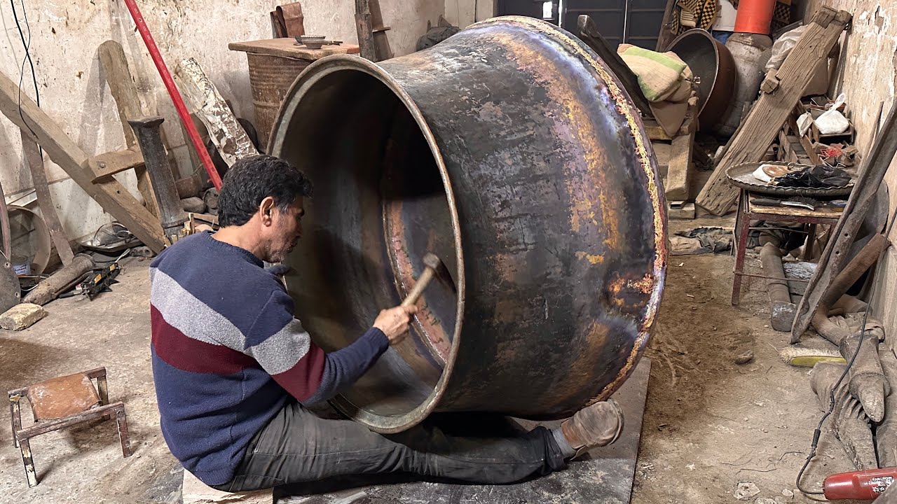 Restoration of a35-Year-Old Handmade Copper Pot| Reviving Iranian Handicrafts & Coppersmithing Art🇮🇷