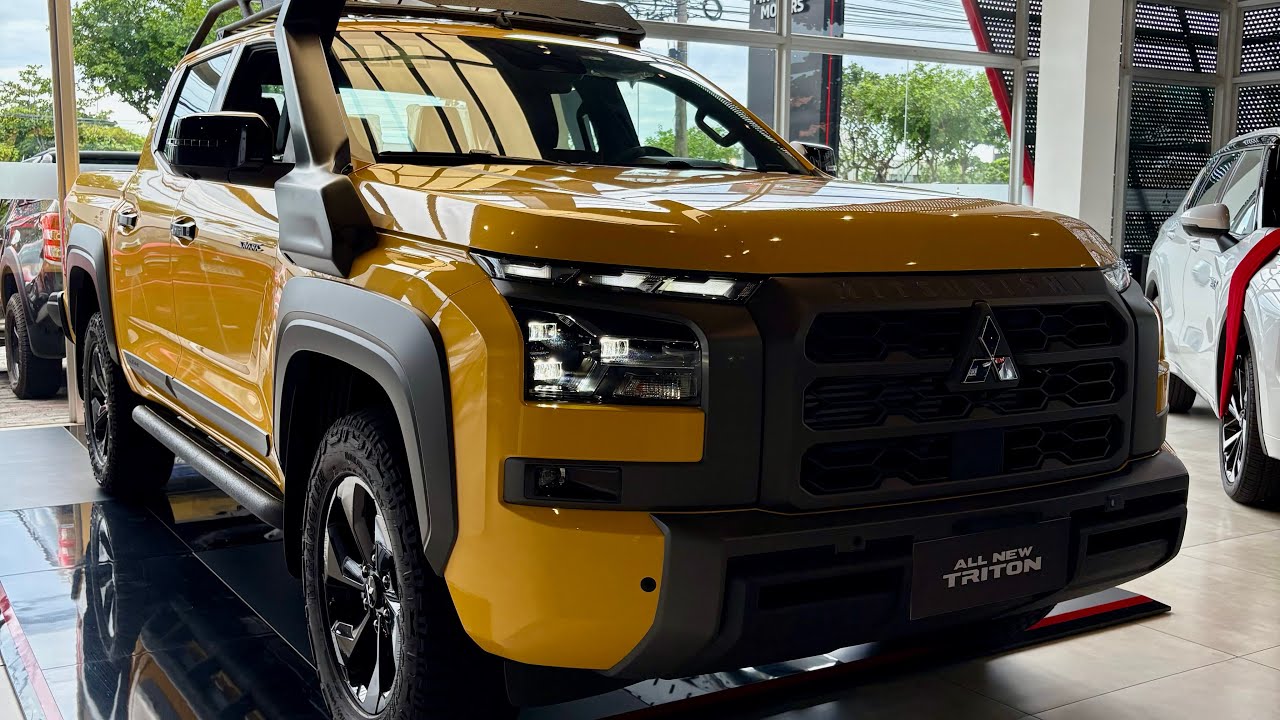💥NOVA MITISUBISHI TRITON SAVANA 2026 Amarelo Rally QUE PICAPE COMPLETA E COM ESTILO VEJA!!!