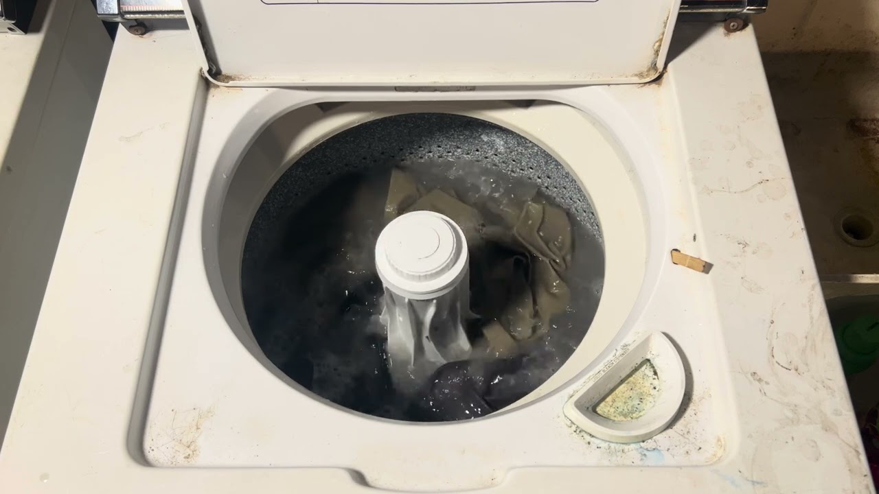 1987 Whirlpool Direct Drive Washer; Medium Colors Load on Regular/Normal Cycle