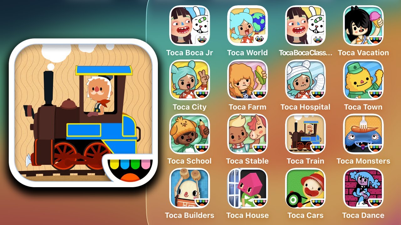 Toca Boca Train — Последнее обновление игры — Прохождение и обзор игрового процесса для iOS/iPaOS