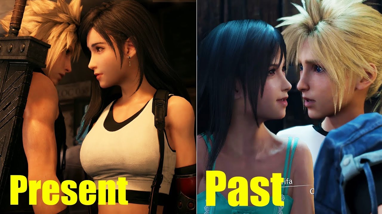 FFVII - Cloud Meets Tifa Years After Separation - Final Fantasy VII Remake 2020