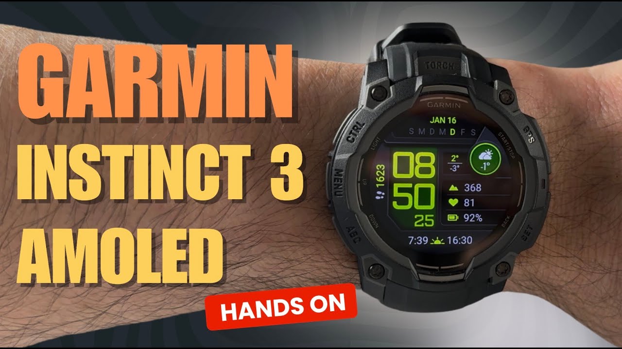 Garmin Instinct 3 Amoled Hands-On: Alles was du wissen musst