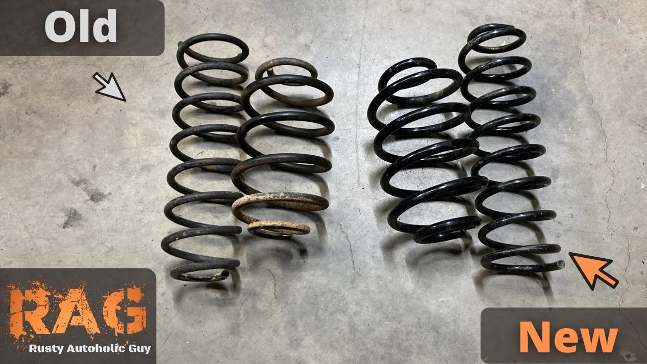 Replacing my worn out coil springs on my TJ Wrangler