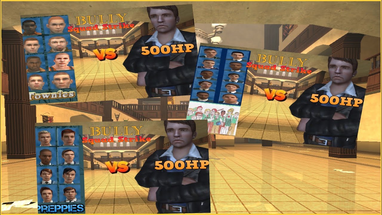 Bully SE: Townies | Non-Clique & Nerds | Preppies VS Johnny (Boss) | Squad Strike | 3 Videos in 1!