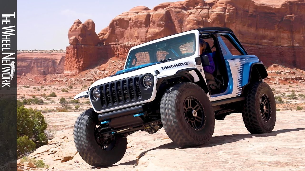 Jeep Wrangler Magneto 2.0 Concept (2022 Easter Jeep Safari) &ndash; Trail Driving, Interior, Exterior