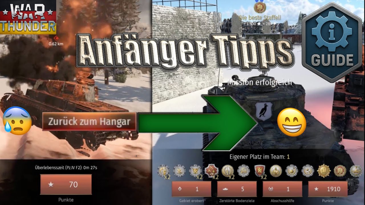 War Thunder Anfänger Tipps (für Panzerfahrer)