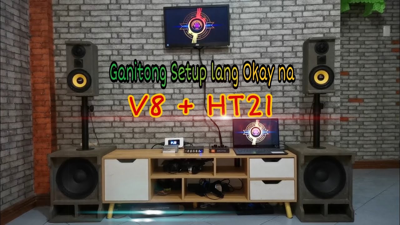 V8 Sound Card to HT21 Connection | Tamang Connection para sa Videoke Setup
