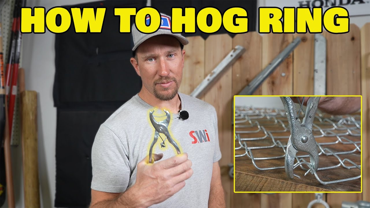 Как пользоваться плоскогубцами Hog Ring | Поиск подходящей пары