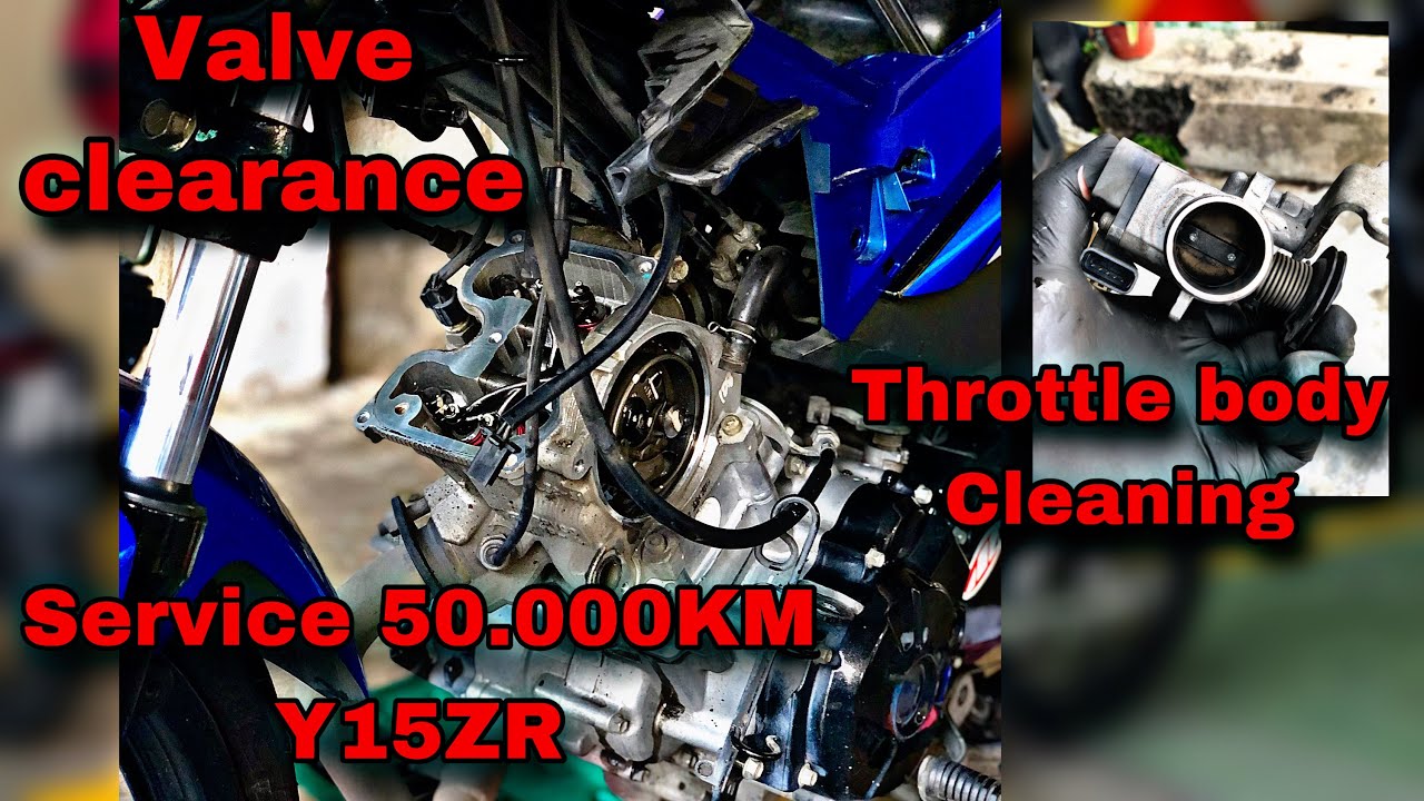 SERVICE 50.000KM Y15ZR // VALVE CLEARANCE // ADJUST TEPET //  THROTTLE BODY CLEANING // Y15ZR V2