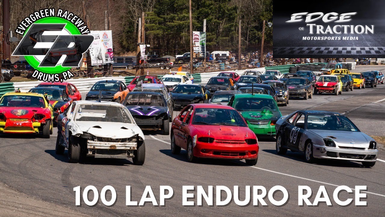 100 lap Enduro race from Evergreen Raceway 3/26/23