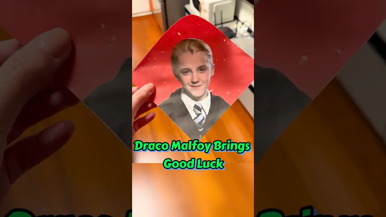 Draco Malfoy Brings Good Luck 