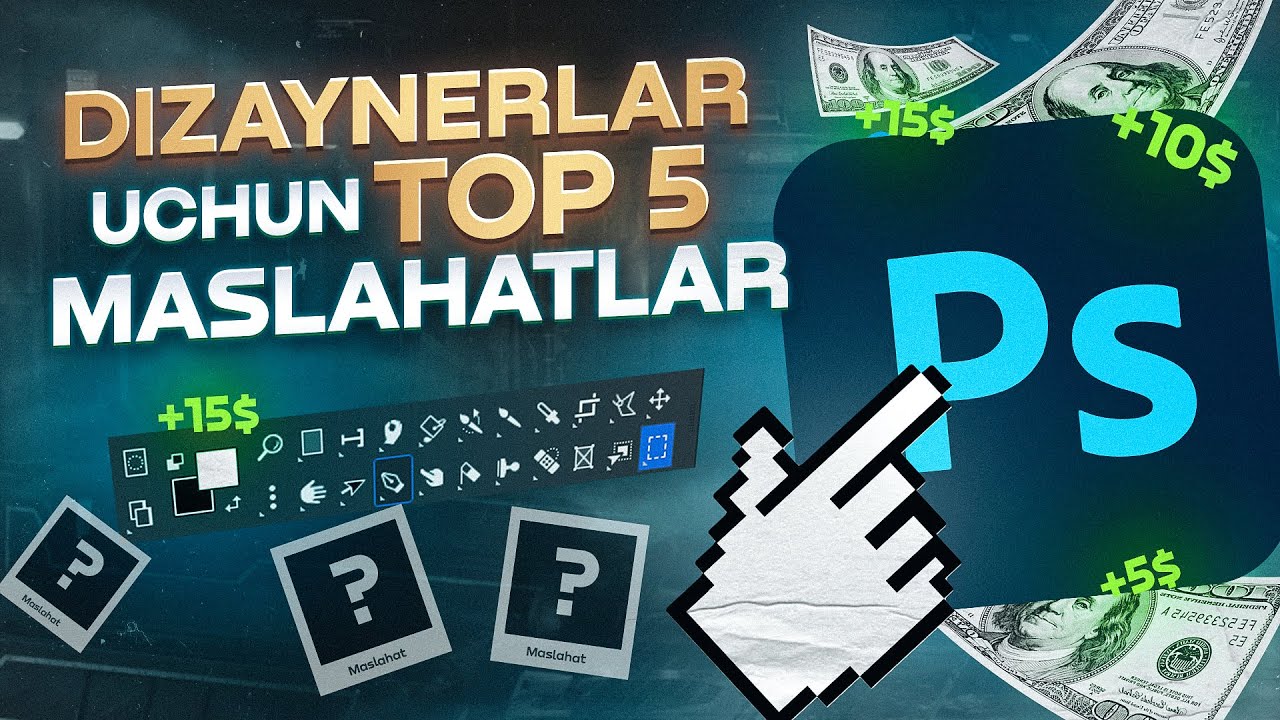 DIZAYN ORQALI PUL ISHLASH UCHUN - TOP 5 MASLAHAT! // BU VIDEODAN SO'NG SIZHAM PUL ISHLAYSIZ!